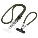 TECH-PROTECT C10S ROPE CROSSBODY & WRIST OLIVE GREEN/TITANIUM Tech-Protect
