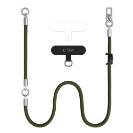 TECH-PROTECT C10S ROPE CROSSBODY & WRIST OLIVE GREEN/TITANIUM Tech-Protect