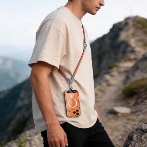 TECH-PROTECT C10S ROPE CROSSBODY & WRIST ORANGE/TITANIUM Tech-Protect
