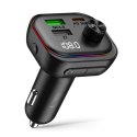 TECH-PROTECT CC07 3-PORT CAR CHARGER PD 54W + TRANSMITER FM BLUETOOTH BLACK Tech-Protect