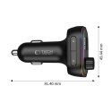 TECH-PROTECT CC07 3-PORT CAR CHARGER PD 54W + TRANSMITER FM BLUETOOTH BLACK Tech-Protect