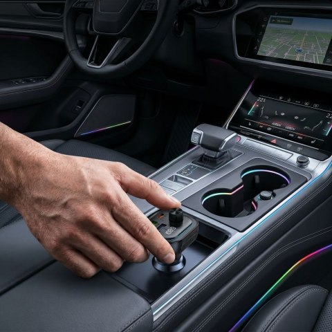 TECH-PROTECT CC07 3-PORT CAR CHARGER PD 54W + TRANSMITER FM BLUETOOTH BLACK Tech-Protect