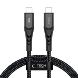 TECH-PROTECT UB11T ULTRABOOST TYPE-C CABLE PD 100W / QC3.0 100CM BLACK Tech-Protect