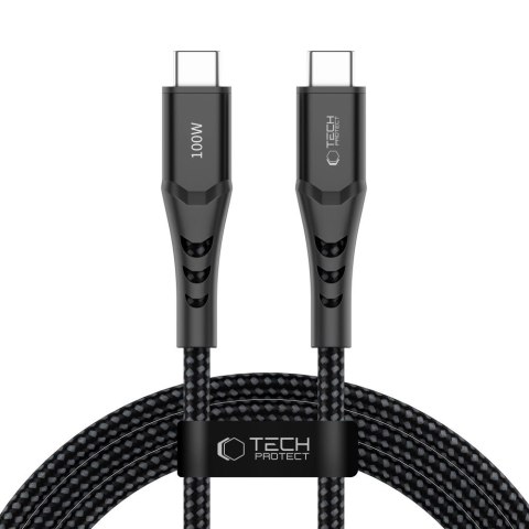 TECH-PROTECT UB11T ULTRABOOST TYPE-C CABLE PD 100W / QC3.0 200CM BLACK Tech-Protect