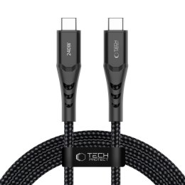 TECH-PROTECT UB11T ULTRABOOST TYPE-C CABLE PD 240W / QC3.0 200CM BLACK Tech-Protect