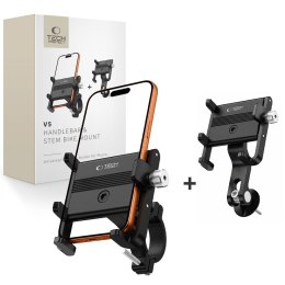 TECH-PROTECT V5 HANDLEBAR & STEM UNIVERSAL BIKE MOUNT BLACK Tech-Protect