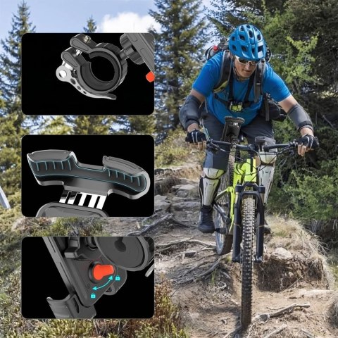 TECH-PROTECT V7 UNIVERSAL BIKE & MOTORCYCLE MOUNT BLACK Tech-Protect