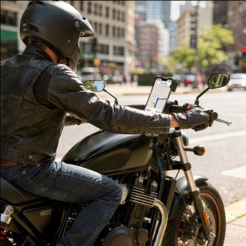 TECH-PROTECT V7 UNIVERSAL BIKE & MOTORCYCLE MOUNT BLACK Tech-Protect