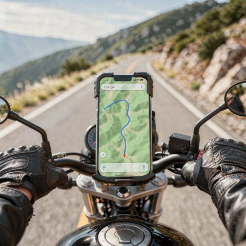 TECH-PROTECT V7 UNIVERSAL BIKE & MOTORCYCLE MOUNT BLACK Tech-Protect